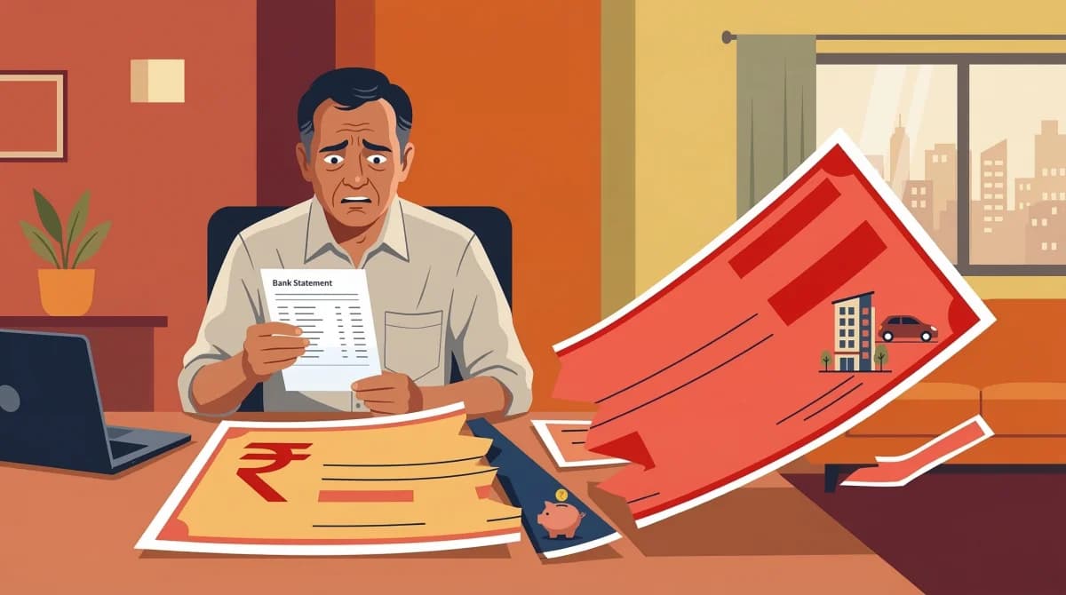 EMIs Are Eating 33% of India's Salary — Savings at 47-Year Low