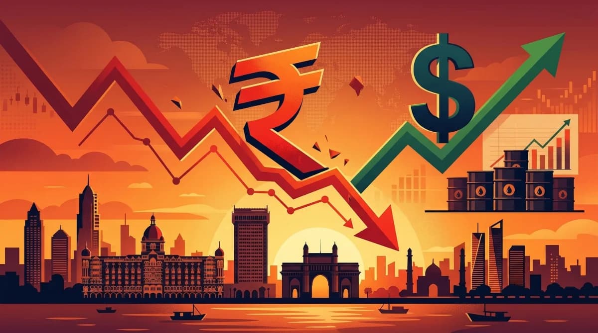 Rupee Hits Record Low at 92.35 — What It Means for Your Money