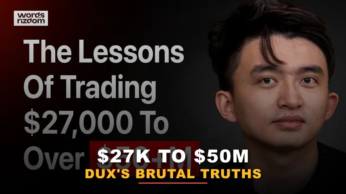 7 Brutal Trading Truths from Steven Dux: $27K to $50 Million