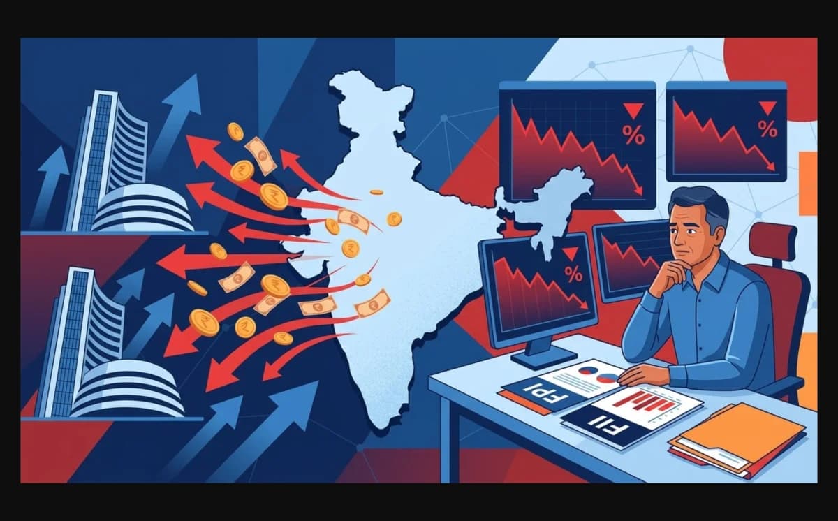 FPIs Pull Out ₹88,000 Crore in March — 2026 Outflows Cross ₹1 Trillion