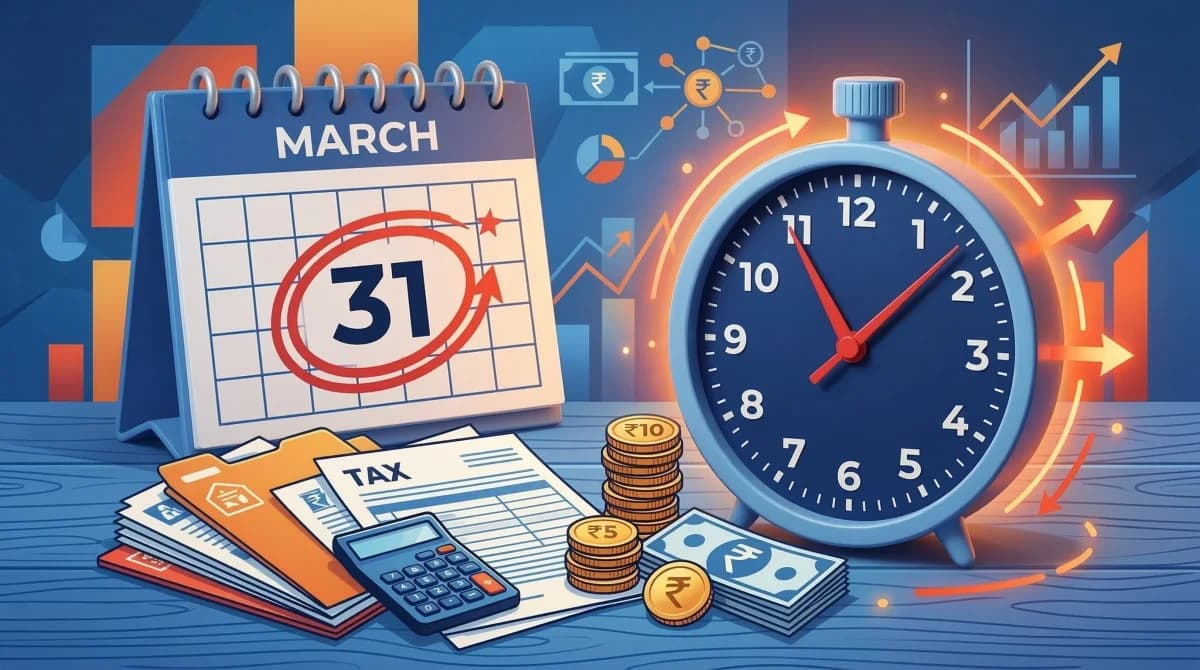 March 31 Tax Saving Deadline: Last-Minute Checklist for India