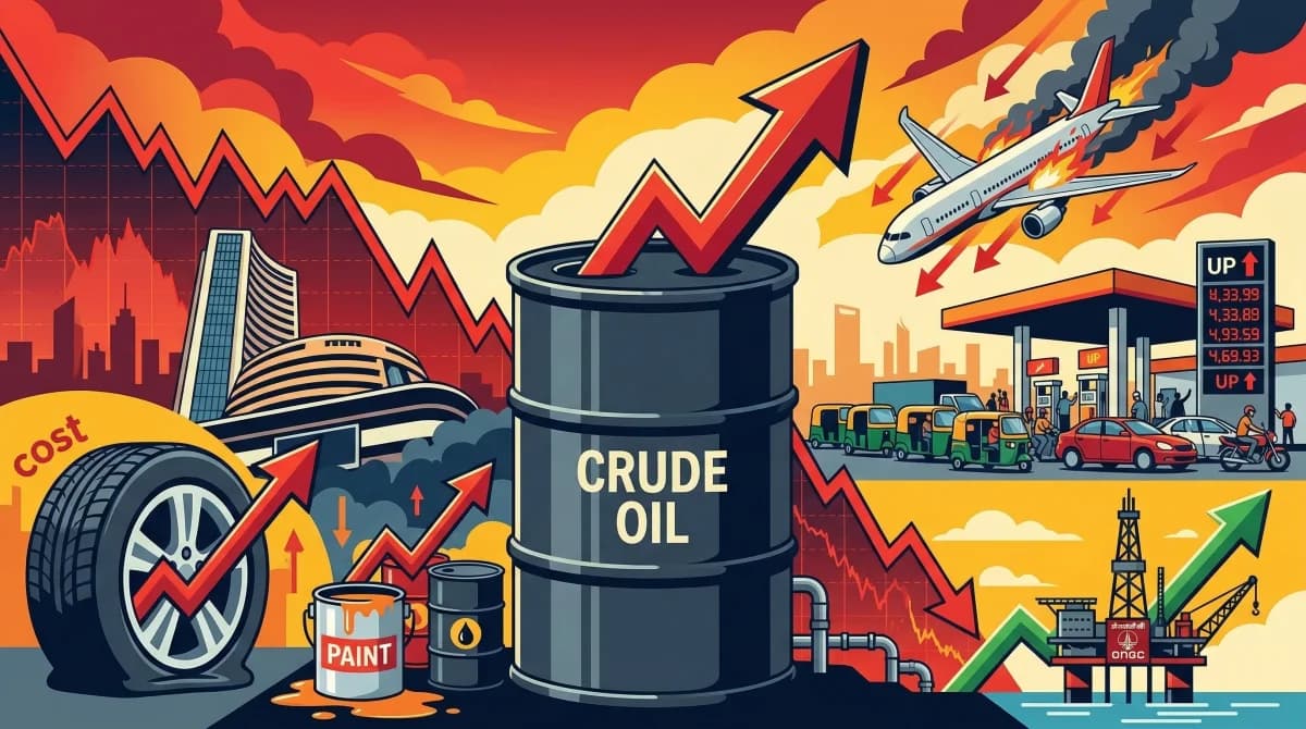 Oil Shock — Which Indian Sectors Win and Lose When Crude Prices Spike