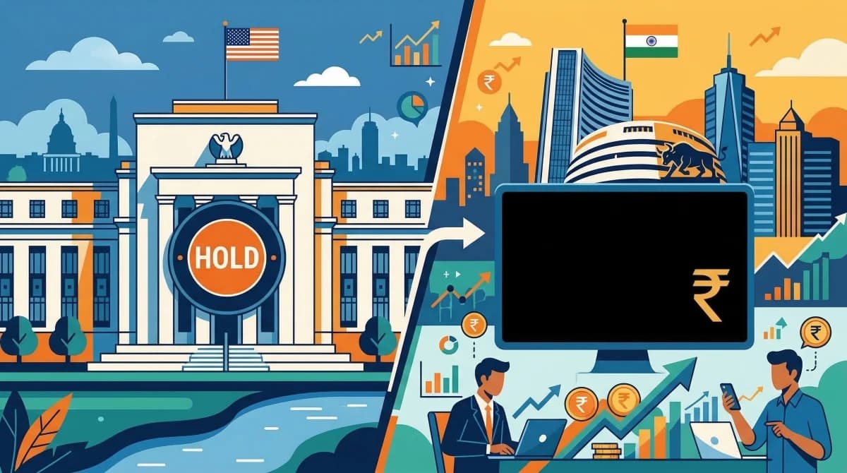 US Fed Rate Decision: How It Impacts Indian Markets, Rupee & Investors