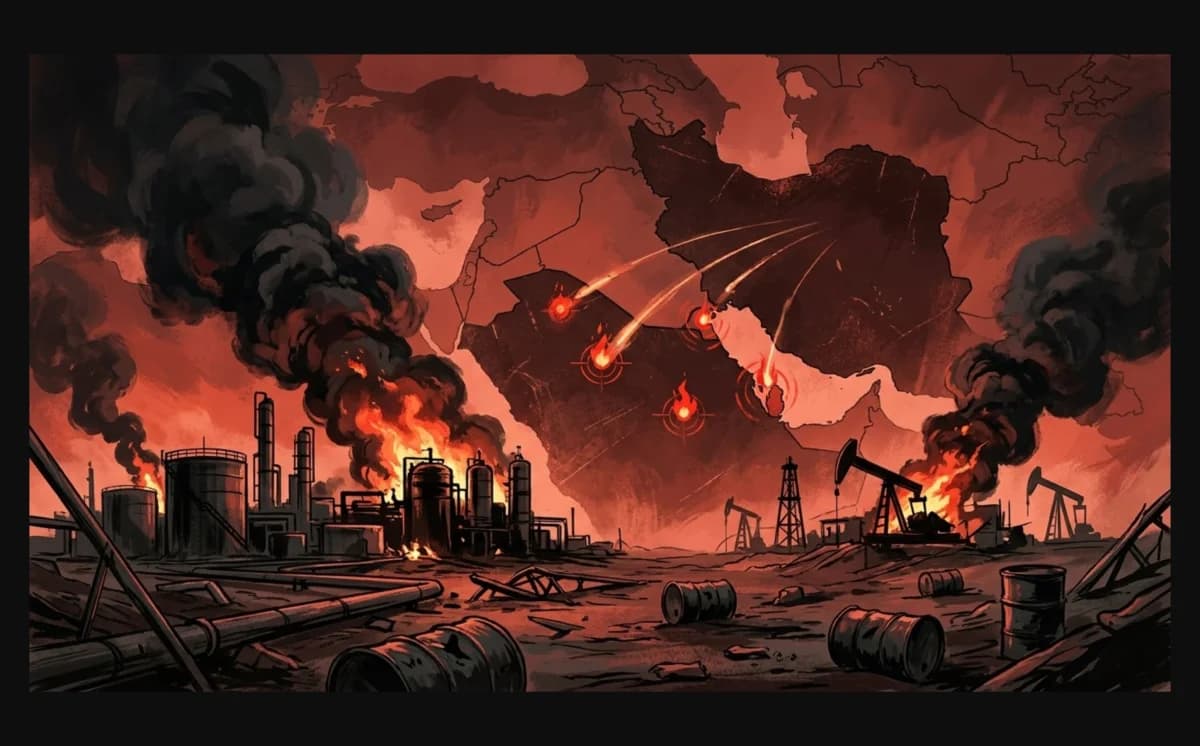 Iran Strikes Expand to Saudi, Kuwait, Qatar — Oil Chaos Escalates