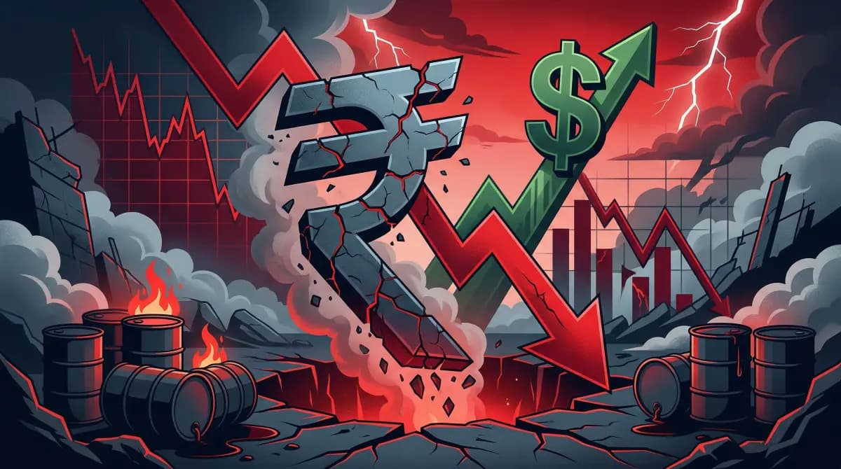 Rupee Crashes Past ₹93 — How It Affects Your Wallet, Loans, and Investments