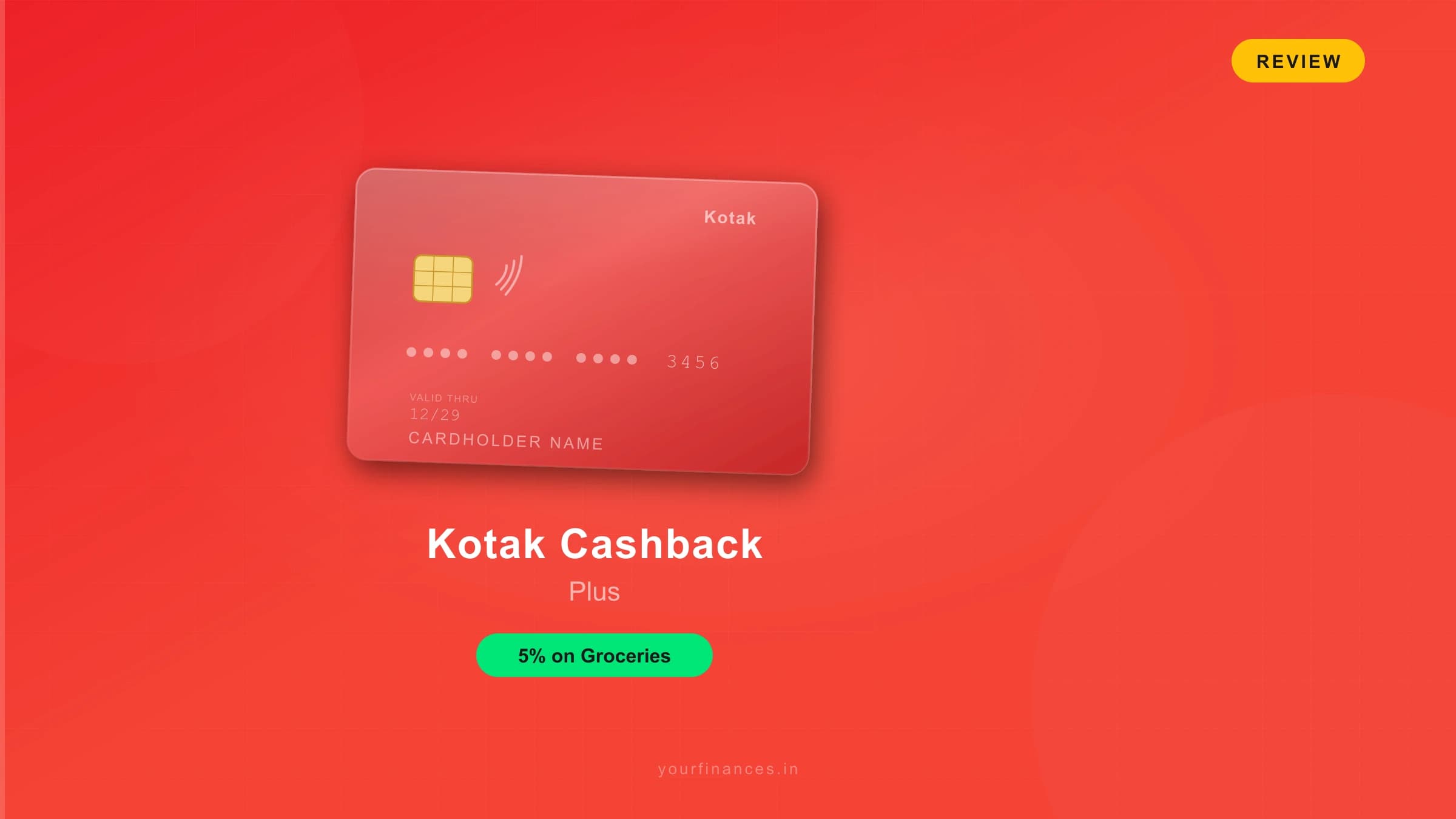 Kotak Cashback Plus Credit Card Review: Best for Groceries?