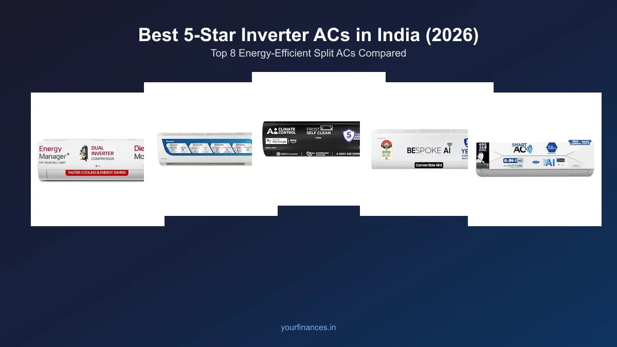 Best 5-Star Inverter ACs in India (2026)